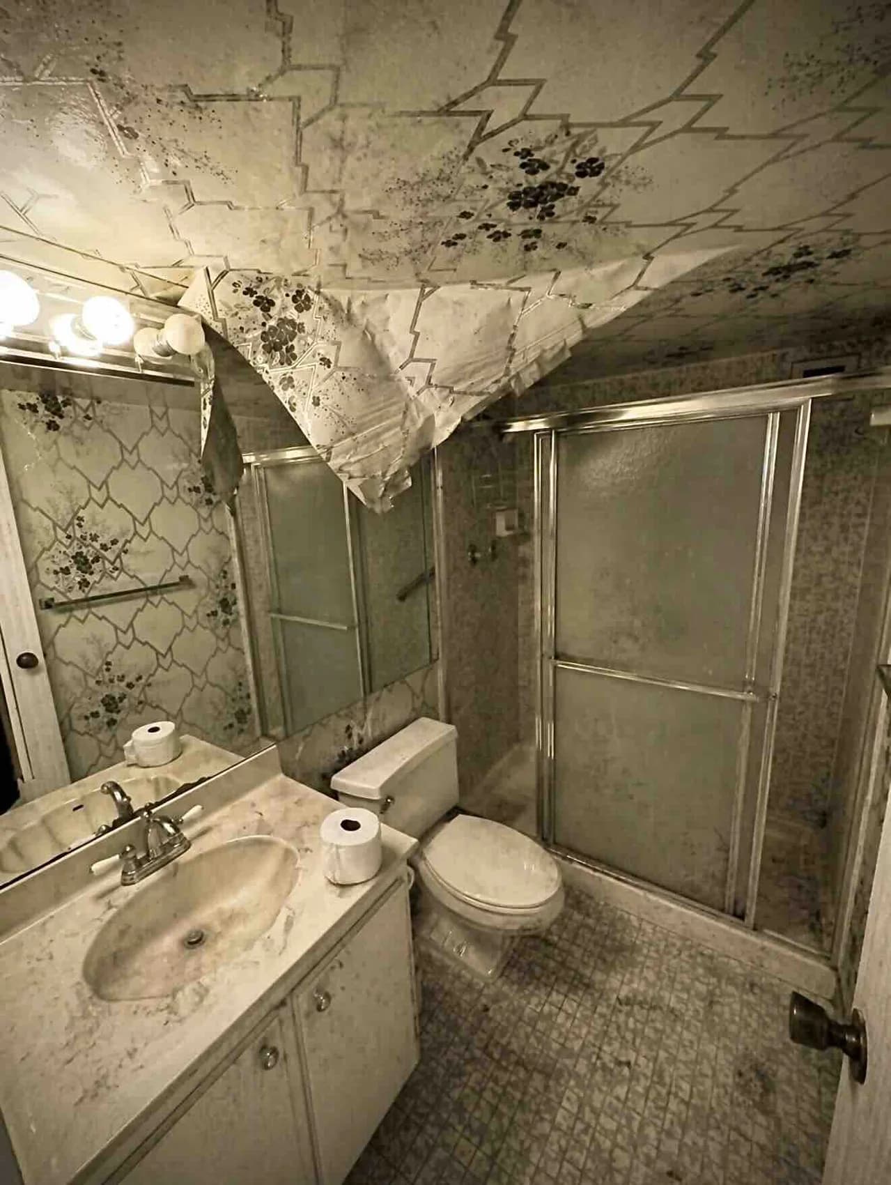 Bathroom before renovation